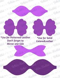 This large flat bow is perfect for mailable cards as it won't add the bulk of a 3d folded bow. Printable Unicorn Bow Template Novocom Top