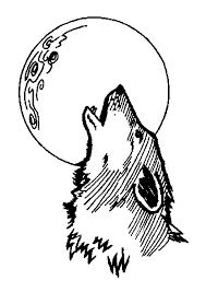 Hallo liebe eltern und liebe kinder. Coloriage Loup Nuit Sur Hugolescargot Com