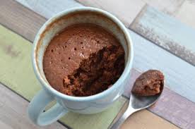 Marbled With Nutella Glazed Chocolate Recipe In 2020 Banana Mug Cake Mug Cake Nutella Mug Cake