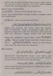 Setidaknya gambaran itu bisa diketahui dari beberapa penyandaran latar belakang suatu istilah disebutkan. Bab Istitsna Pengecualian Alqur Anmulia