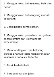 Kesimpulan yang disampaikan pada bagian ini berupa penjelasan singkat dan padat mengenai hasil analisis. Sebutkan Ciri Ciri Kesimpulan Yang Baik Brainly Co Id