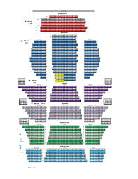Seating Chart Cannon Center For The Performing Arts