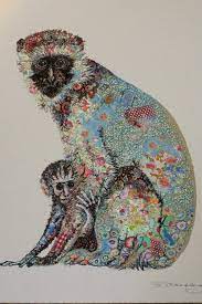 My Owl Barn Sophie Standing Textile Embroidery Art Animal Quilts Textile Art Embroidery Art