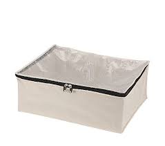 Overstock.com has been visited by 1m+ users in the past month Household Essentials Zippered Soft Sided Blanket Storage Bag Qvc Com