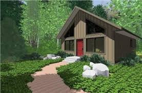 The area above the family room can be floored to add a third bedroom. House Plans With A Loft Small Houses Cabins More
