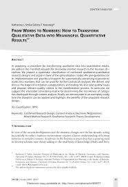 Quantitative research is used to quantify the problem by way of generating numerical data or data that can be transformed into usable statistics. Https Temme Wiwi Uni Wuppertal De Fileadmin Migrated Content Uploads Srnka Koeszegi 2007 Pdf