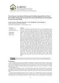 Pembentukan, tugas, unsur, susunan struktur keanggotaan, desain logo, contoh sk panitia pilkades 30/01/2021 surat lamaran calon kepala desa terbaru Pdf Peran Kaum Adat Dalam Pelaksanaan Pemilihan Kepala Desa Di Lima Desa Dalam Kedepatian Semerap Kecamatan Keliling Danau Kabupaten Kerinci Provinsi Jambi