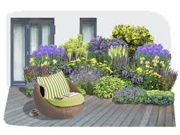 Ein Staudenbeet In Trendigen Farben Das Den Sommer Und Ihren Garten Zelebriert Ausdrucksstarkes Lila Und Leucht Staudenbeet Gartendekoration Gartengestaltung