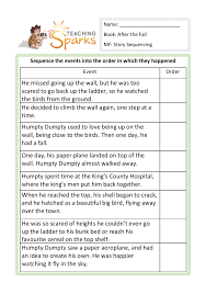 Humpty dumpty book after the fall. After The Fall Reading Resources Ks1 Year 1 Year 2