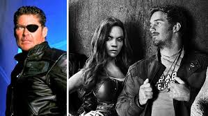 Baywatch star david hasselhoff stars alongside the guardians of the galaxy cast in the gloriously the music video appears on the upcoming home release of guardians of the galaxy vol. David Hasselhoff Is On The Guardians Of The Galaxy Vol 2 Soundtrack Mandatory