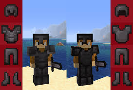 Mine gold for the furnace, then craft steve's new helmet, armor and. Netherite Armor In Original Vanilla Style Minecraft