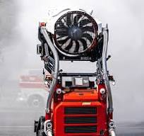 Firefighting robot TAF35 – Firefighting with water mist