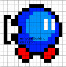 Minecraft Pixel Art Templates Bob Omb Minecraft Pixel Art Pixel Art Templates Pixel Art