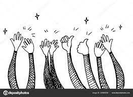 Download Doodle Hands Up Hands Clapping Applause Gestures Congratulation Business Vector Business Vector Illustration Vector Illustration Doodle On Photo