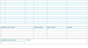 Football Depth Chart Template Nlpcoaching Me