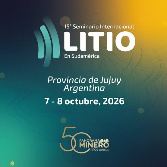 Jujuy será sede en octubre de la mayor conferencia de litio de la región