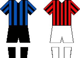 Inter milan play at the san siro in a blue and black striped home kit. Derby Della Madonnina Wikipedia