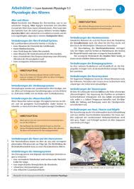 Hier findest du alles rund um die pflege: 20 Physiologie Des Alterns Arbeitsblatt Care Anatomie Physiologie Physiologie Studocu