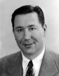 Alumnus Association portrait of Victor "Vic" William Markov, former Husky  football player, University of Washington, March 15, 1955