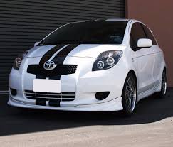 Stripe Kit Sticker Decal For Toyota Yaris Vitz Ts Rs Front Light Bumper Grille Yaris Stripe Kit Toyota