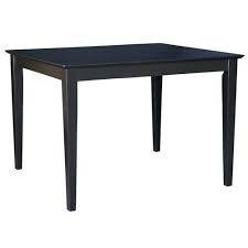 Black 48 X 30 Inch Solid Wood Dining Table Dining Table Dining Table In Kitchen Solid Wood Dining Table