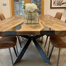 Redefine your dining experience with elegant solid wood round dining table at alibaba.com. Handcrafted Bespoke Solid Wood Kitchen Islands Sussex Uk Modern Live Edge Dining Table Slab Dining Tables Metal Dining Table