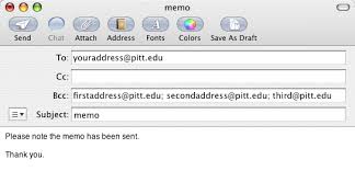 We'll show you how to add the bcc field back in. Using The Blind Carbon Copy Bcc Feature In Email Information Technology University Of Pittsburgh