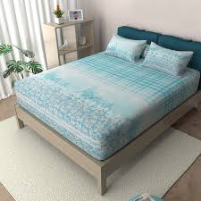 Garden Cotton Fitted Bedsheet Set