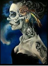 Hermosa Day Of The Dead Art Sugar Skull Art Art