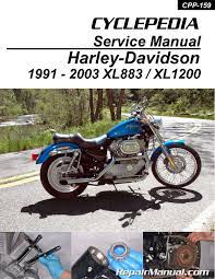 Harley Davidson Xl883 Xl1200 Sportster Printed Cyclepedia Motorcycle Manual 1991 2003
