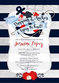 Nautical Bridal Shower Nautical Invitation Bridal Shower Etsy Nautical Baby Shower Invitations Nautical Baby Shower Girl Invitations Baby Shower Invites For Girl