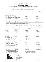 Maybe you would like to learn more about one of these? Soal Listening Bahasa Inggris Kelas 6 Sd