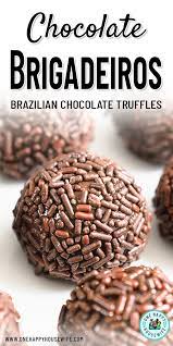 Chocolate Brigadeiros Brazilian Chocolate Fudge Balls Recipe Brazilian Recipes Dessert Brazilian Desserts Brazilian Chocolate