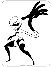 Check out these coloring pages inspired by the disney / pixar the incredibles 2 animations movie! The Incredibles Coloring Pages Disneyclips Com