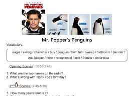 Filmed on a refrigerated soundstage with real emperor penguins, mr. 1 099 Free Movie Worksheets For Your Esl Classroom