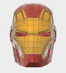 Iron Man Helmet Mark 42 3d Model Iron Man Helmet Iron Man Lego Iron Man
