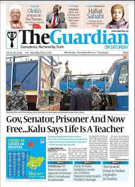 Village head, wife kidnapped by gunmen in ibadan naija news 12:06 nigeria hostages & kidnappings africa. The Guardian Nigeria On Twitter Today In The Guardian Governor Senator Prisoner And Now Free Kalu Says Life Is A Teacher Get The Guardian On The Newsstands For The Latest In