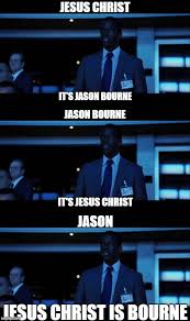 Jason bourne est un film réalisé par paul greengrass avec matt damon, tommy lee jones. Jesus Christ Thats Jason Bourne Film Marijke Creations