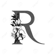 Discover 32 r alphabet single vectors in the depositphotos collection ✓ premium vector graphics scalable to any size. Vector Flower Alphabet Design Of Letter R Decoration Of Wedding Invitations Cards Business Cards Of Florists Large Delicate Flowers In A Ink Style Royalty Free Svg Cliparts Vectors And Stock Illustration Image