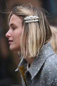 Fashion Week Street Style 2019 Trends Hair Accessories Fashion Week Hair Hair Clips Clip Hairstyles