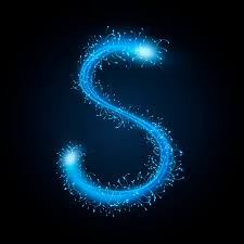 The wallpaper will be easily removed using a steam machine or dampening slightly. 3d Blue Sparkler Firework Letter S Isolated On Black Background Tasmeemme Com