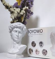 The sculpture is usually integrated with the structure, but freestanding works that are part of the original design are also considered to be architectural sculpture. Buy Boyowo David Statue Greek Bust Face Vase Head Planter Roman Cute Room Decor Aesthetic Dark Academia Room Decor Bookshelf Sculpture Coquette Room Decor 6 White Resin No Flower Online In Indonesia