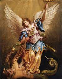 Archangel Michael Oil On Wood By Giovanni Baglione 1566 1644 Rome Archangels Michael Angel Archangel Michael Tattoo