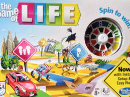 Las cartas de casualidad y de arca comunal se colocan boca abajo en los espacios provistos. The Game Of Life El Juego De La Vida