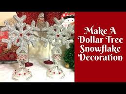 Christmas Crafts Dollar Tree Snowflake Decoration Youtube Dollar Store Christmas Crafts Holiday Crafts Christmas Dollar Tree Crafts