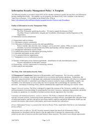 We did not find results for: Information Security Management Policy A Template