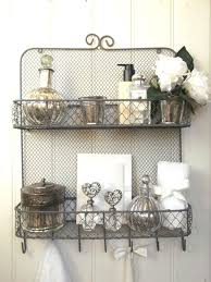 shabby chic vintage metal wall shelf
