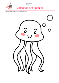 Coloriage Petit Poulpe Coloriage Poisson Coloriage Coloriage Mer