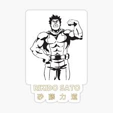 Upon seeing all might, he smiles happily. Rikido Sato Sticker By Firepokemaster Redbubble