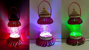 Diy Lantern Tealight Holder Made From Plastic Bottles Plastic Bottle K Diy Lanterns Tea Lights Tea Light Holder